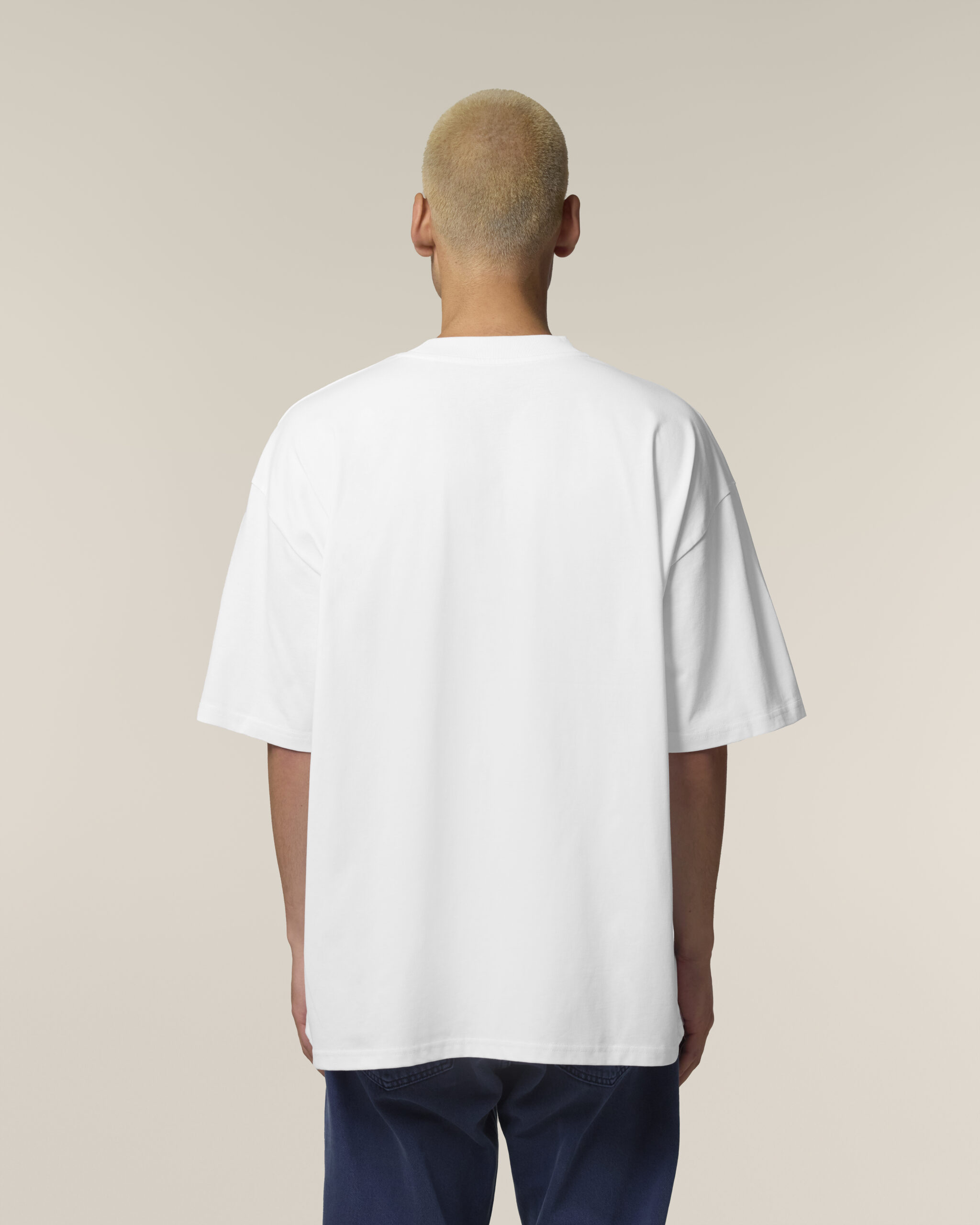 Teeshirt Unisexe Oversize 100% Coton Organique - Col Rond