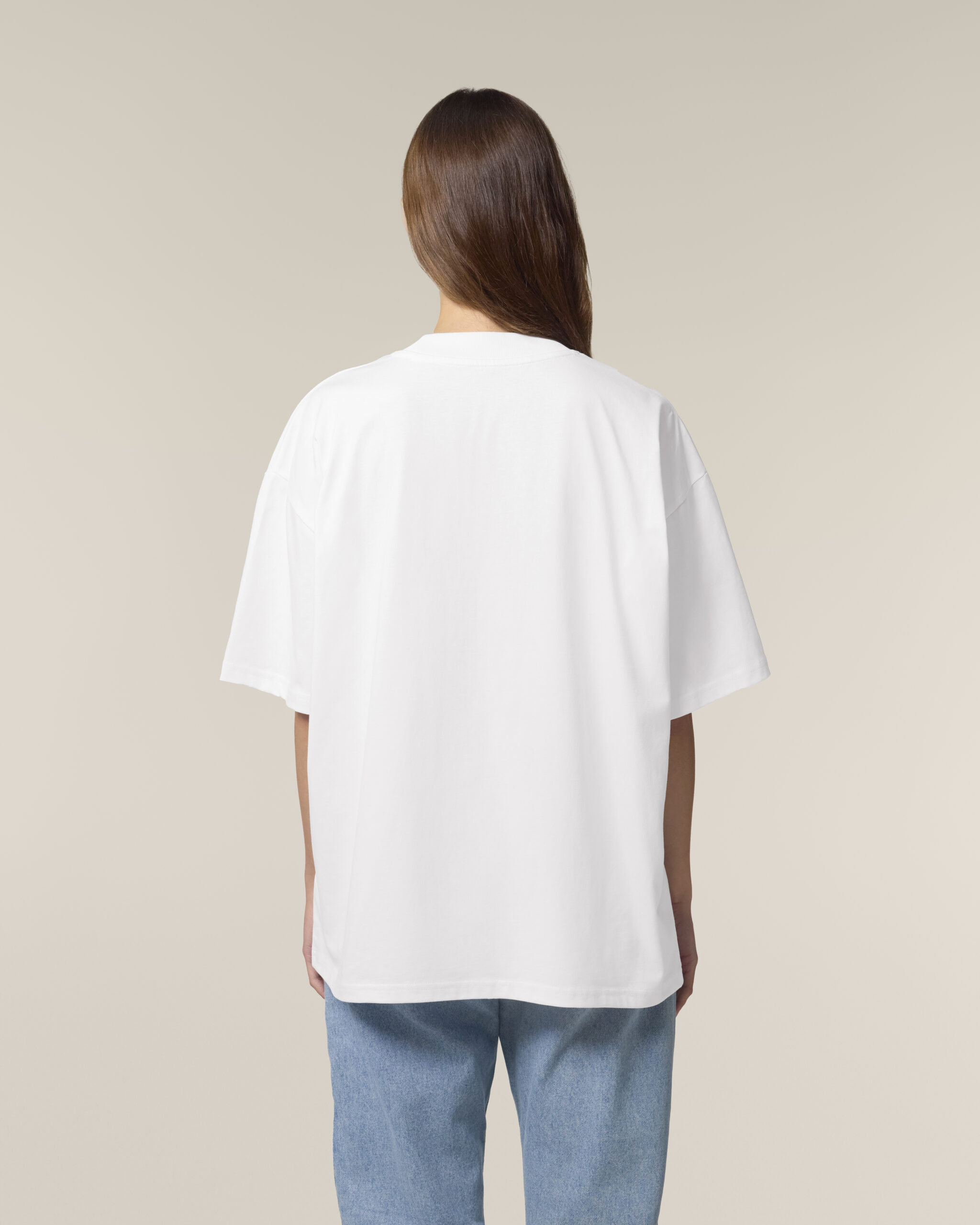 Teeshirt Unisexe Oversize 100% Coton Organique - Col Rond