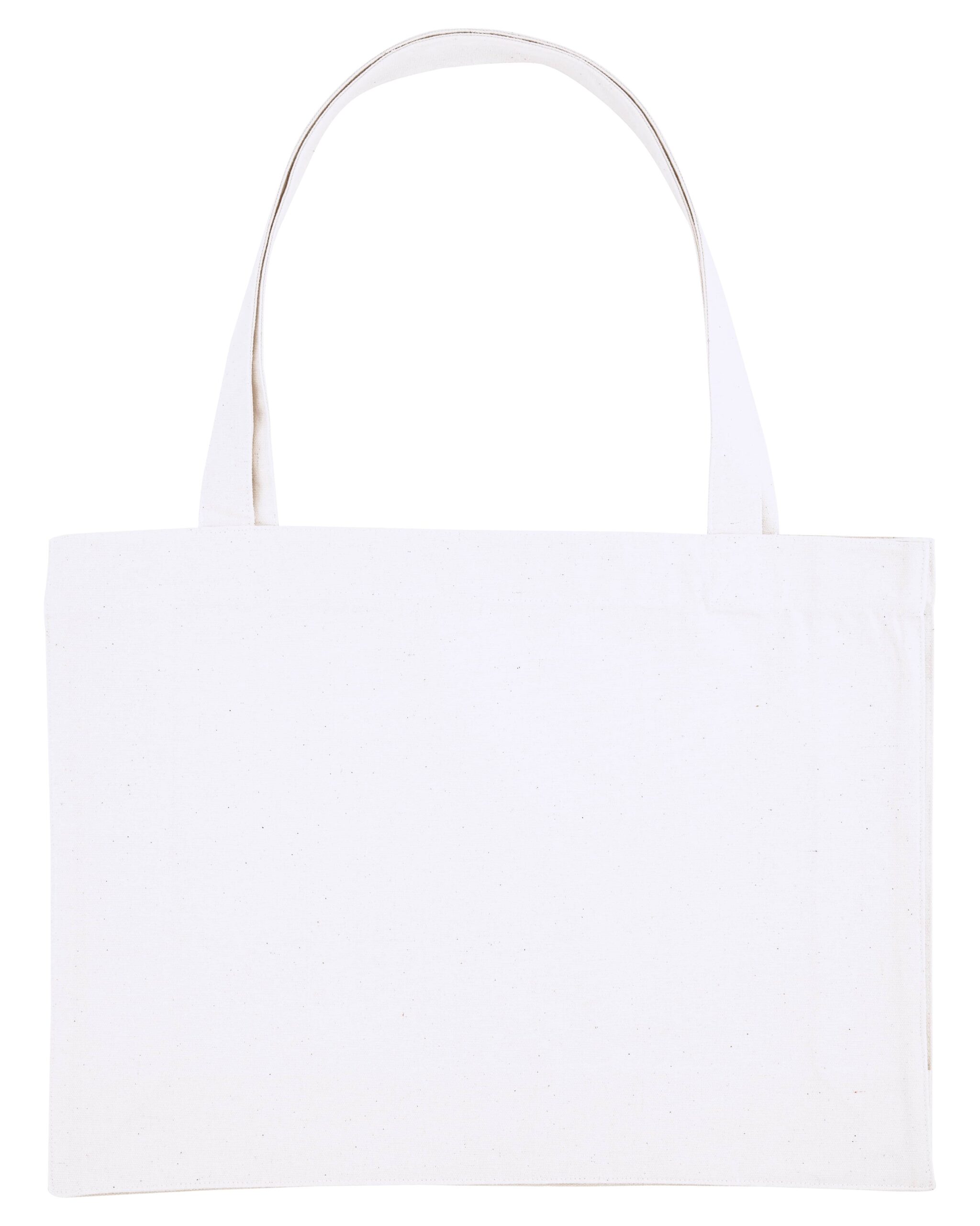 Shopping bag blanc à personnaliser, vu de face