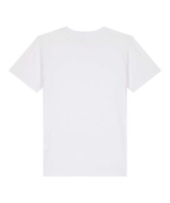 T-shirt enfant blanc personnalisable, vue de dos