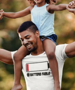Teeshirt Homme - Batterie Faible