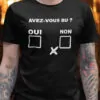 Teeshirt Homme - Avez-Vous Bu ?