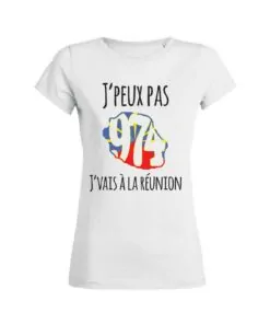 Teeshirt Femme - J'peux Pas J'vais À La Réunion