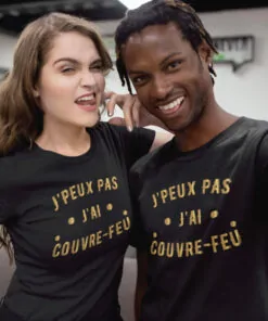 Teeshirt Homme - J'peux Pas J'ai Couvre Feu