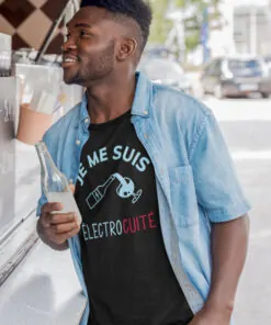 Teeshirt Homme - Je Me Suis Electrocuité