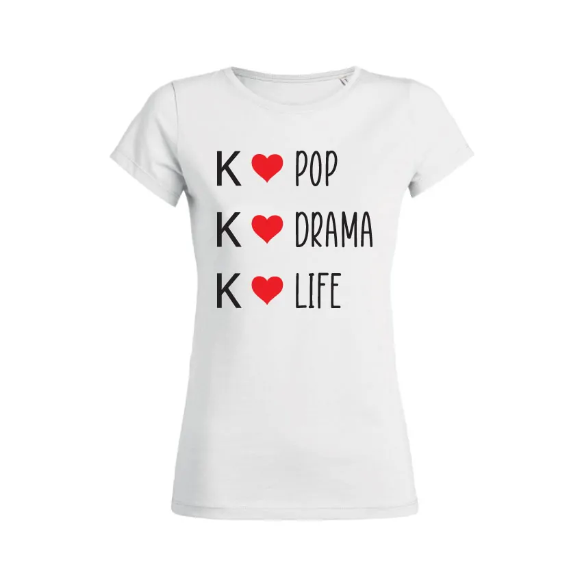 Teeshirt Femme - Love Kpop Kdrama Klife