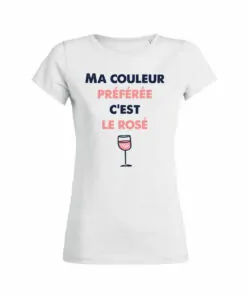 Teeshirt Femme - Ma Couleur Préférée C'est Le Rosé