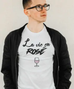 Teeshirt Homme - La Vie En Rosé