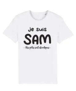 Teeshirt Homme - Je Suis Sam (Mes Potes Sont Alcooliques)
