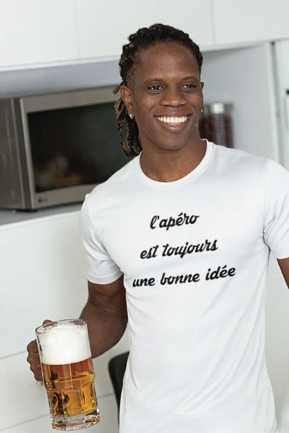Teeshirt Homme - L'apéro Est Toujours Une Bonne Idée