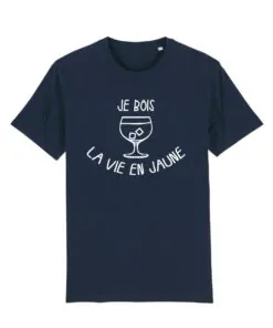 Teeshirt Homme - Je Bois La Vie En Jaune