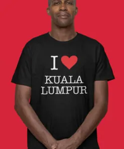Teeshirt Homme - I Love Kuala Lumpur