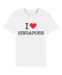 Teeshirt Homme - I Love Singapore