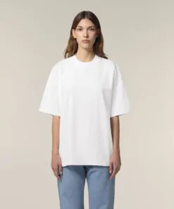 Teeshirt Unisexe Oversize 100% Coton Organique - Col Rond-01