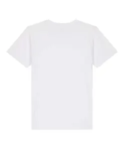 T-shirt enfant blanc personnalisable, vue de dos
